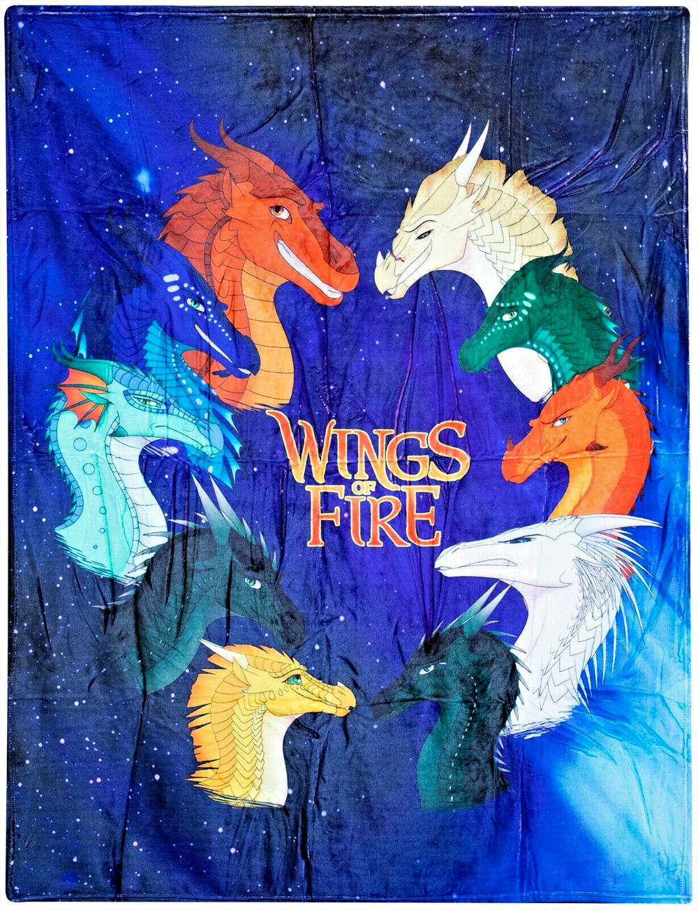 Wings of Fire Dragons Super Soft Throw Blanket - NEW